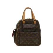 Pre-owned Canvas handbags Louis Vuitton Vintage , Brown , Dames