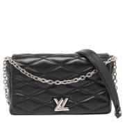 Pre-owned Leather louis-vuitton-bags Louis Vuitton Vintage , Black , D...