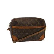 Pre-owned Canvas louis-vuitton-bags Louis Vuitton Vintage , Brown , Da...