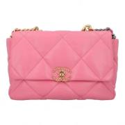 Pre-owned Fabric chanel-bags Chanel Vintage , Pink , Dames