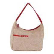 Pre-owned Canvas prada-bags Prada Vintage , Beige , Dames