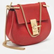 Pre-owned Leather shoulder-bags Chloé Pre-owned , Red , Dames