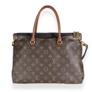 Pre-owned Canvas louis-vuitton-bags Louis Vuitton Vintage , Brown , Da...