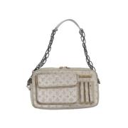 Pre-owned Canvas louis-vuitton-bags Louis Vuitton Vintage , Gray , Dam...