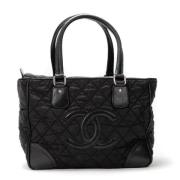 Pre-owned Canvas chanel-bags Chanel Vintage , Black , Dames