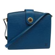 Pre-owned Leather louis-vuitton-bags Louis Vuitton Vintage , Blue , Da...