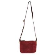 Pre-owned Leather shoulder-bags Yves Saint Laurent Vintage , Red , Dam...