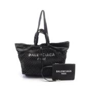 Pre-owned Canvas handbags Balenciaga Vintage , Black , Dames