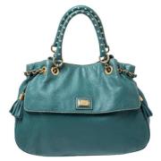 Pre-owned Leather handbags Dolce & Gabbana Pre-owned , Green , Dames