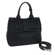 Pre-owned Leather prada-bags Prada Vintage , Black , Dames