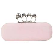 Pre-owned Velvet clutches Alexander McQueen Pre-owned , Pink , Dames