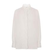 Stijlvolle Shirt met Uniek Ontwerp Ermanno Scervino , White , Dames