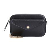 Zwarte Crossbody Tas Elegante Stijl Gucci , Black , Dames