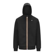 Fleece Pullover Jas K-Way , Black , Heren