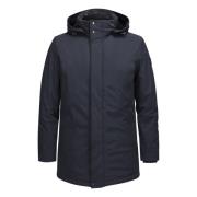 Performance Parka met Hoog Comfort Milestone , Blue , Heren