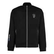 Hoodie met volledige rits Karl Lagerfeld , Black , Heren