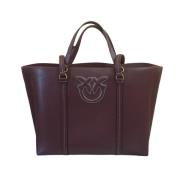 Miranda Shopper Tas Pinko , Brown , Dames