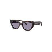 PR A09S 17N03N Sunglasses Prada , Brown , Dames