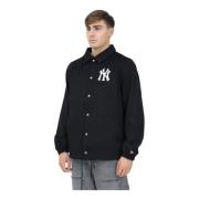 MLB New York Yankees Zwarte Jas New Era , Black , Heren