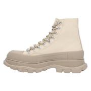 Canvas boots Alexander McQueen , Beige , Heren