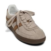 Retro Sneakers Mosterd Kleur Sofie Schnoor , Beige , Dames