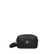 Vliegleren Tas Art. 8B0218L001 Patrizia Pepe , Black , Dames