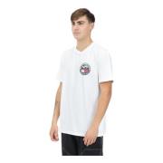 Grafische Kompas Print Casual T-shirt Tommy Jeans , White , Heren