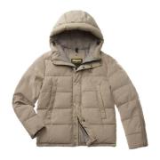 Korte Heren Pufferjas Fargo Model Blauer , Beige , Heren