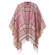 Geruite Cape met Franje Marc Cain , Multicolor , Dames