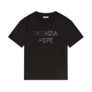 Logo Trui Art. 2M4404J240 Patrizia Pepe , Black , Dames