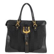 Pre-owned Leather fendi-bags Fendi Vintage , Black , Dames