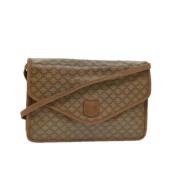 Pre-owned Leather celine-bags Celine Vintage , Beige , Dames