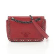 Pre-owned Leather prada-bags Prada Vintage , Red , Dames