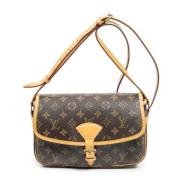 Pre-owned Canvas shoulder-bags Louis Vuitton Vintage , Brown , Dames