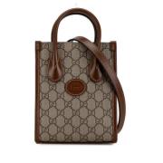 Pre-owned Fabric gucci-bags Gucci Vintage , Beige , Dames