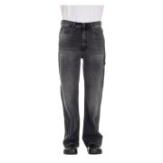 Winona Over Fit Katoenen Jeans Haikure , Gray , Heren