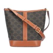 Pre-owned Fabric celine-bags Celine Vintage , Brown , Dames