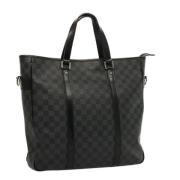 Pre-owned Canvas louis-vuitton-bags Louis Vuitton Vintage , Gray , Dam...