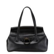 Pre-owned Leather handbags Salvatore Ferragamo Pre-owned , Black , Dam...