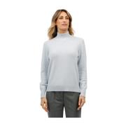 Turtleneck trui met zijsplitten Gran Sasso , Blue , Dames