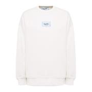 Front Logo Box Dames Sweatshirt Blugirl , White , Dames