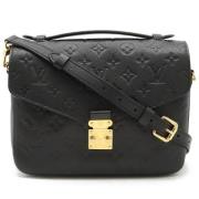 Pre-owned Leather louis-vuitton-bags Louis Vuitton Vintage , Black , D...