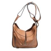 Pre-owned Leather shoulder-bags Loewe Pre-owned , Brown , Dames