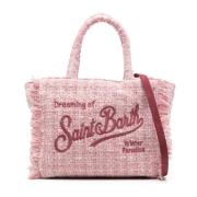 Roze Franje Colette Tas met Rits MC2 Saint Barth , Pink , Dames