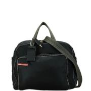 Pre-owned Canvas travel-bags Prada Vintage , Black , Dames