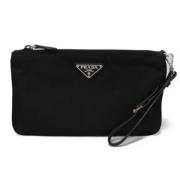 Pre-owned Canvas prada-bags Prada Vintage , Black , Dames