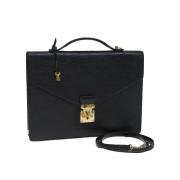 Pre-owned Canvas louis-vuitton-bags Louis Vuitton Vintage , Black , Da...