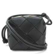 Pre-owned Leather shoulder-bags Bottega Veneta Vintage , Black , Dames