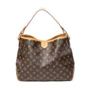 Pre-owned Canvas handbags Louis Vuitton Vintage , Brown , Dames