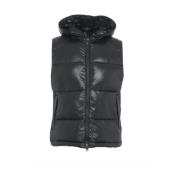 Dexter Gewatteerde Vest Zwart Save The Duck , Black , Heren